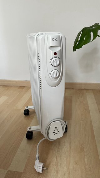 Radiador de aceite blanco