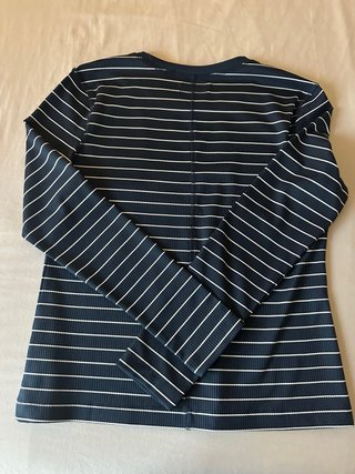 Jersey rayas azul marino y blanco
