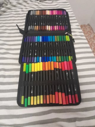 Estuche Marcadores Dual Pens 60pcs