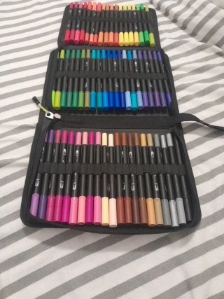 Estuche Marcadores Dual Pens 60pcs