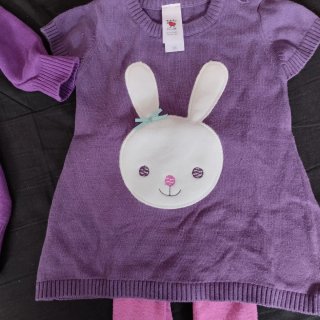 Pack 2 vestidos niña + leotardos 3-6m