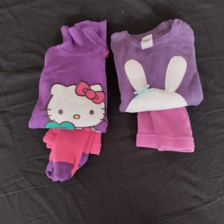 Pack 2 vestidos niña + leotardos 3-6m