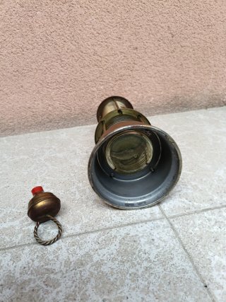"Lámpara Minero Vintage Decoración Industrial"