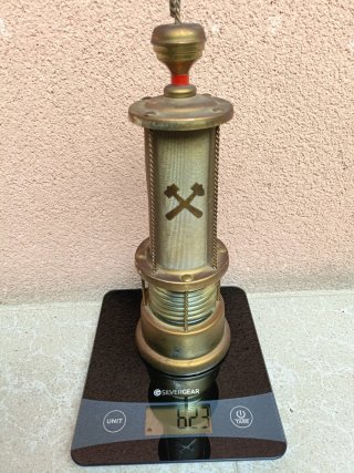 "Lámpara Minero Vintage Decoración Industrial"