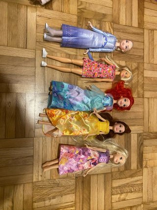 Set 5 Muñecas Disney Princesas. Todas por 10€