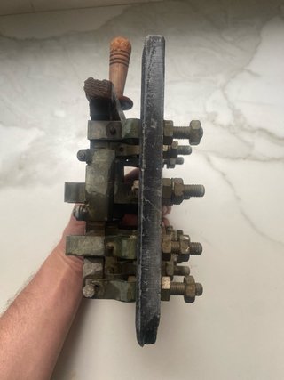 Interruptor antiguo pizarra