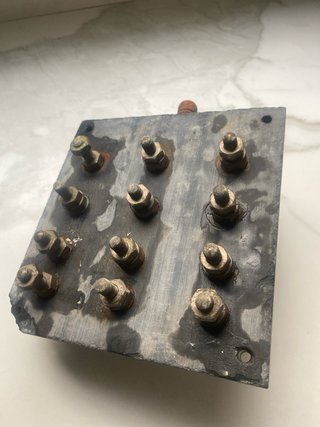 Interruptor antiguo pizarra