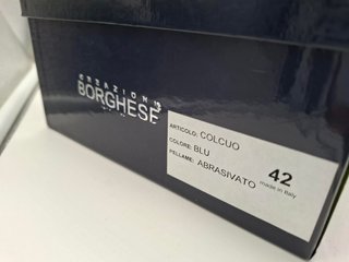 Scarpe eleganti uomo Borghese blu taglia 42