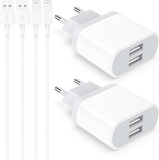 Caricabatterie rapido con cavo USB per iPhone