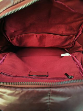 Mochila BELLA JONNAT granate mujer nueva etiqueta.