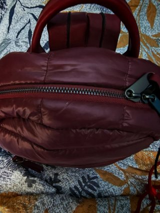 Mochila BELLA JONNAT granate mujer nueva etiqueta.