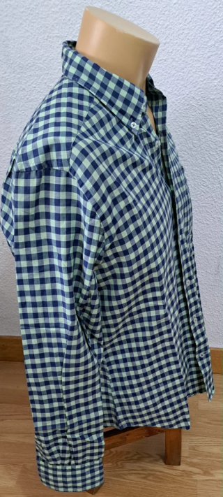 Camisa Massimo Dutti cuadros azul y verde