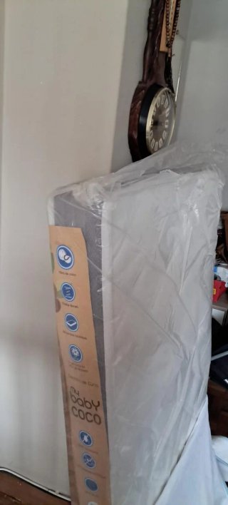 Cuna madera + Colchón My Baby Coco ESCUCHO OFERTAS