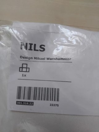 Funda Silla NILS Ikea Blanca