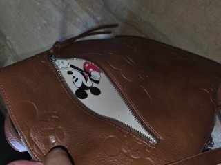 Mochila Desigual Marrón Mickey Mouse