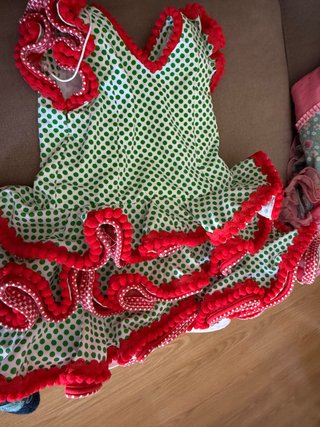 Traje de flamenca niña lunares