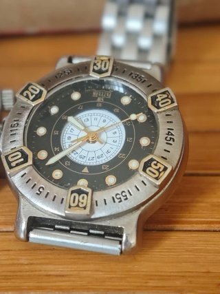 Lote 3 Orologi Vintage con Cinturini in Metallo