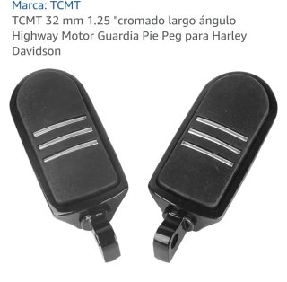 Reposapiés Harley Davidson Cruiser Negro