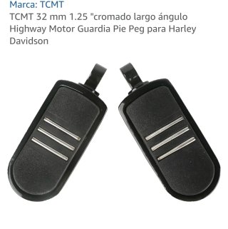 Reposapiés Harley Davidson Cruiser Negro
