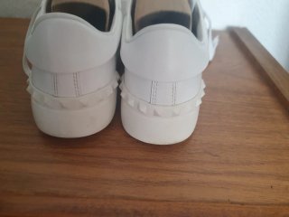Sneakers Valentino Garavani Bianche e Dorate