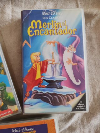 3 Películas VHS Disney Clásicos (Español)