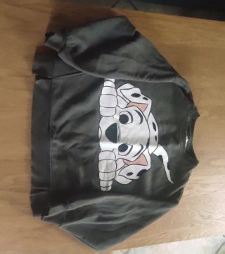 Sudadera de niña con un dálmata dibujado