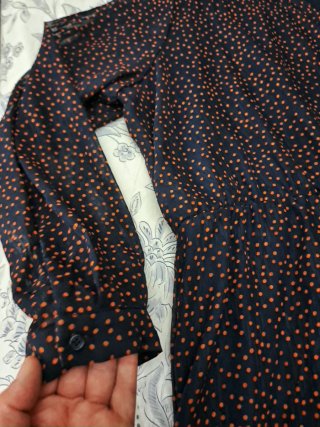 Vestido Violeta by Mango Azul Marino Talla 4XL/T52