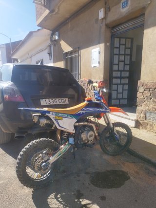 Rebel Master 140cc Motocross Azul/Naranja