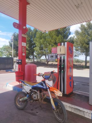 Rebel Master 140cc Motocross Azul/Naranja