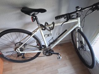 Bicicleta Híbrida Blanca