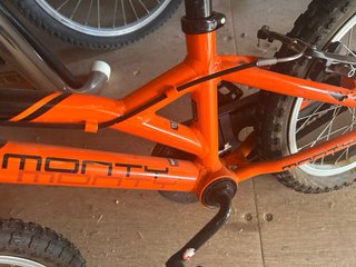 Bicicleta infantil Monty naranja