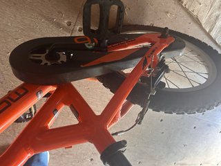 Bicicleta infantil Monty naranja