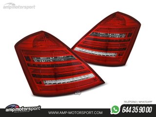 PILOTOS LED DINAMICO PARA MERCEDES CLASE S W221 LOOK 222 05-09