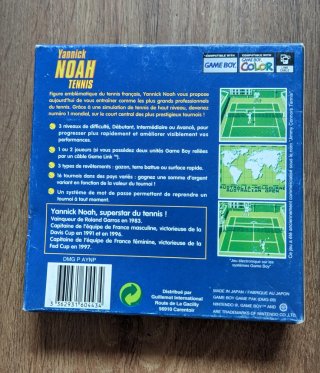 Yannick Noah Tennis Game Boy PAL Francia