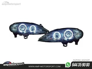 FAROS DELANTEROS OJOS DE ANGEL CCFL PARA RENAULT MEGANE