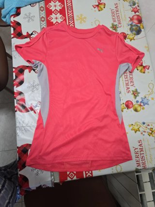 Lote 2 Camisetas Deportivas Puma Rosa y Gris