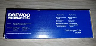 Teléfono Fijo Daewoo DTC-115R Rojo
