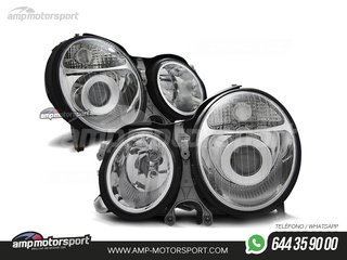 FAROS DELANTEROS LUPA PARA MERCEDES CLASE E W210