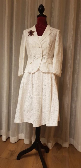 Vestido blanco Purificación García