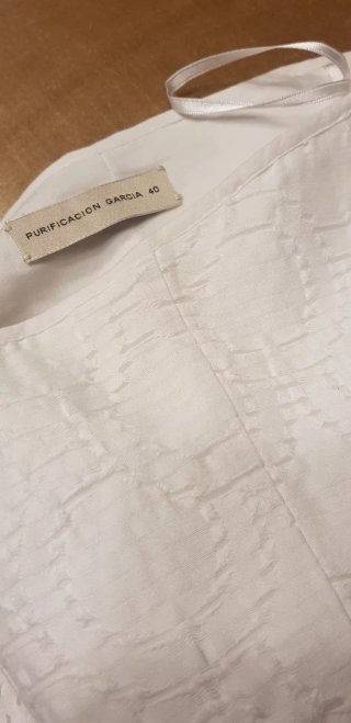Vestido blanco Purificación García