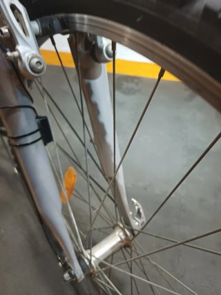 Bicicleta Btwin de adulto aluminio 700