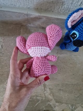 Amigurumis Stitch y Ángel Crochet