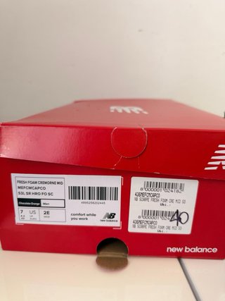 Scarpa antinfortunistica New Balance grigio/aranci