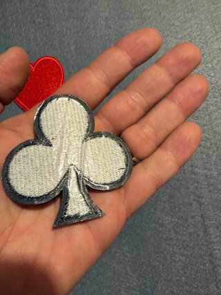 Lotto Toppe Termoadesive Carte da Gioco