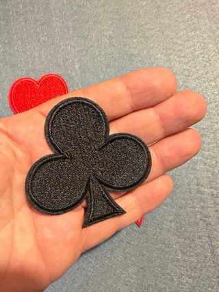 Lotto Toppe Termoadesive Carte da Gioco