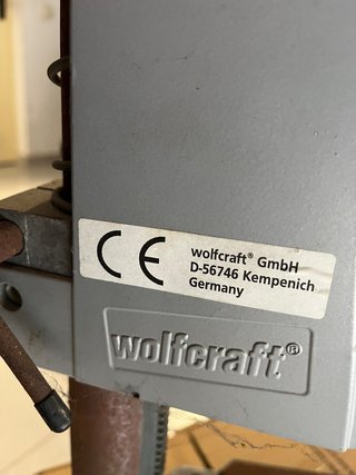 Soporte Columna Taladro + Mordaza WOLFKRAFT