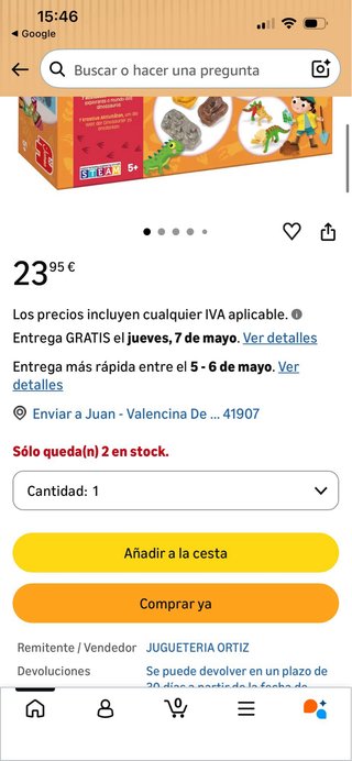 Juego de manualidades Dino Craft