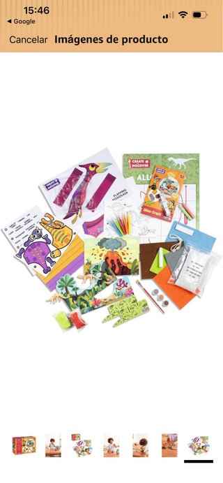 Juego de manualidades Dino Craft