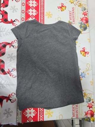 Camiseta Star Wars gris y rosa