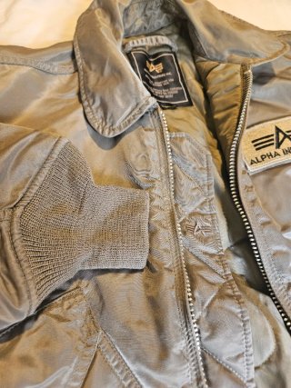 Chaqueta Alpha Industries Gris Talla XS
